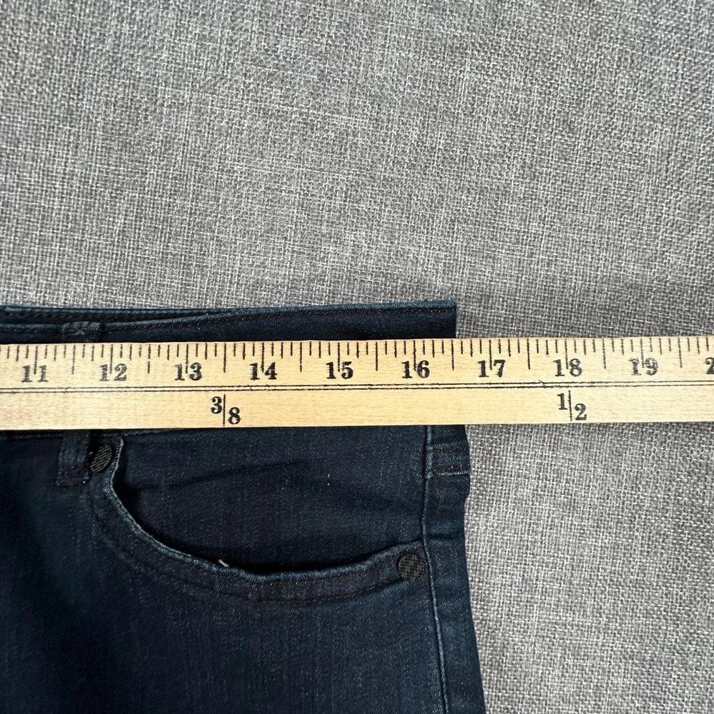 Twillory Technical Denim Jeans Mens 33x32 Dark Indigo Trim Fit Performance Tech